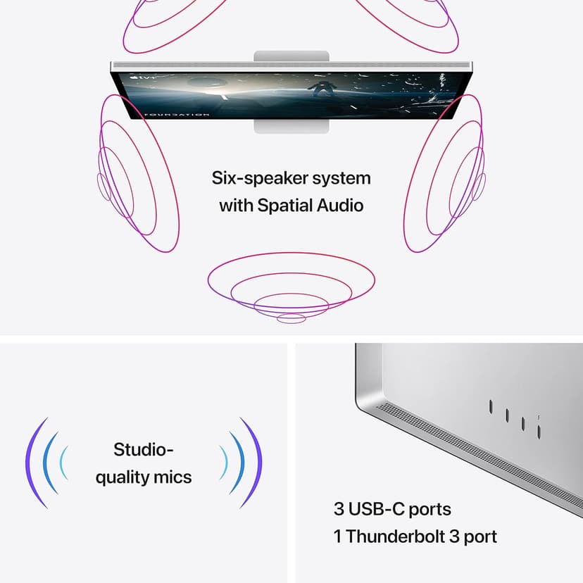 Apple Studio Display - Standard Glass - Tilt-Adjustable Stand