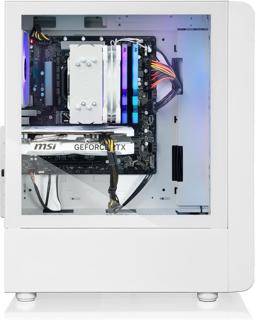 Thermaltake LCGS Quartz i460 R4 Gaming Desktop (Intel Core™ i5-13400F, 3600Mhz 16GB RGB Memory, NVIDIA GeForce® RTX 4060, 1TB NVMe M.2) S2QT-B66R-460-LCS