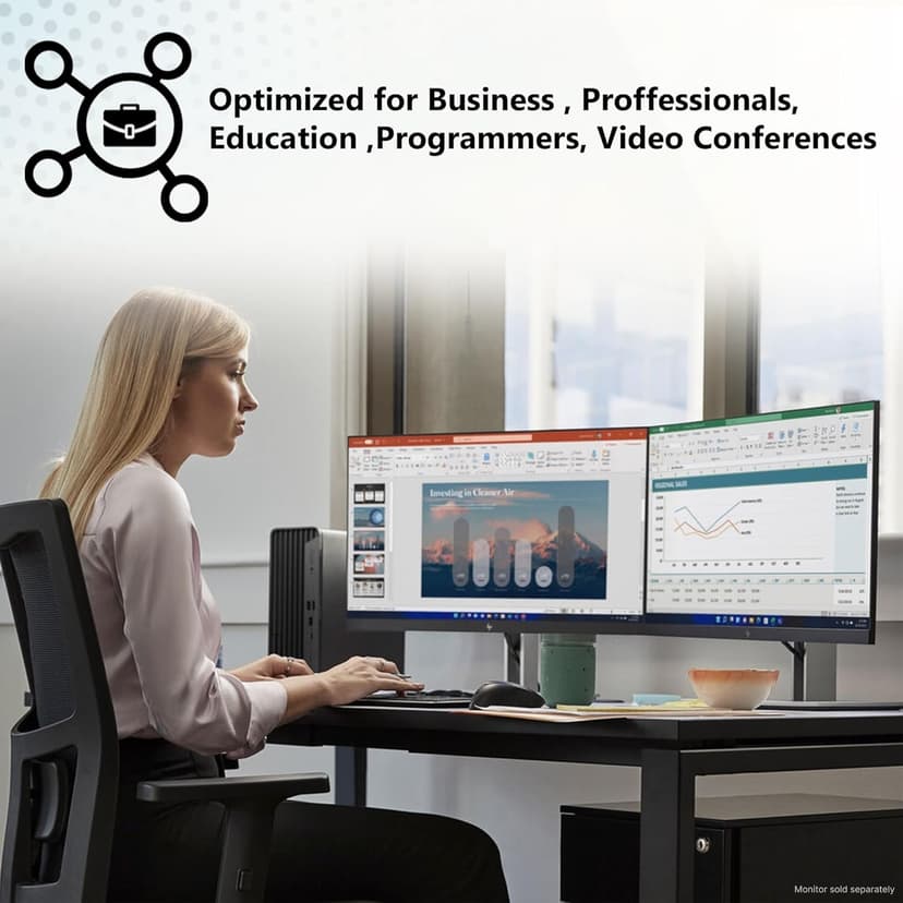 HP ProDesk 400 G9 SFF Desktop | Intel Core i7-12700K | 32GB RAM | 1TB SSD | Windows 11 Pro | Compact, Business-Ready PC for Powerful Performance