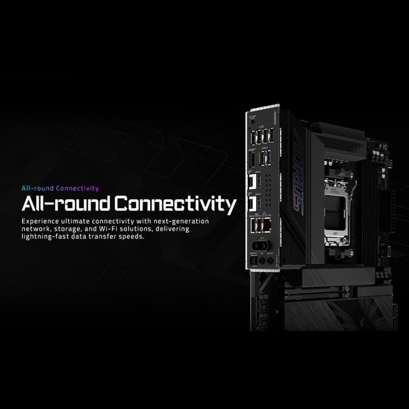 GIGABYTE X870E AORUS Elite WIFI7 AMD AM5 LGA 1718 Motherboard, ATX, DDR5, 4X M.2, PCIe 5.0, USB4, WIFI7, 2.5GbE LAN, EZ-Latch, 5-Year Warranty