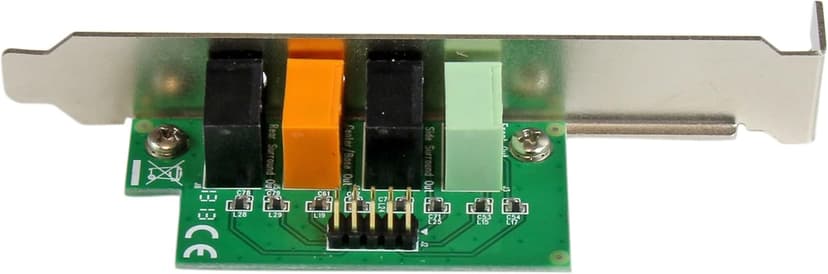 StarTech.com 7.1 Channel Sound Card - PCI Express - 24-bit - 192KHz - SPDIF Digital Optical and 3.5mm Analog Audio (PEXSOUND7CH)