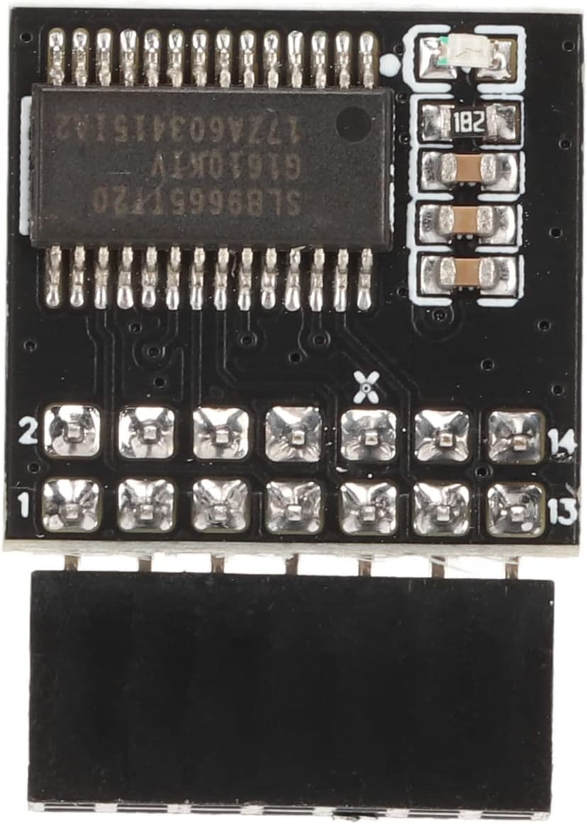 TPM 2.0 Module Chip with 14 Pin Security Module for Motherboards,