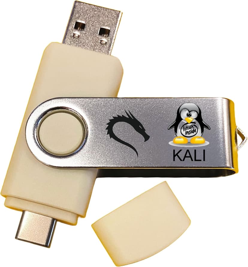 Kali Linux OS for Hackers - Bootable Live Install USB Flash Thumb Drive - Cybersecurity Hacking Tools and Penetration Testing