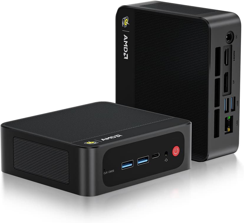 Beelink Mini PC, AMD Ryzen 7 6800U(8C/16T, Up to 4.7GHz), 32GB LPDDR5 RAM 1TB PCIe4.0x4 SSD, SER5 MAX Desktop Computer Support 4K Triple Display/DP/HDMI/Type-C/WiFi 6/BT5.2,Gaming/Office/Home