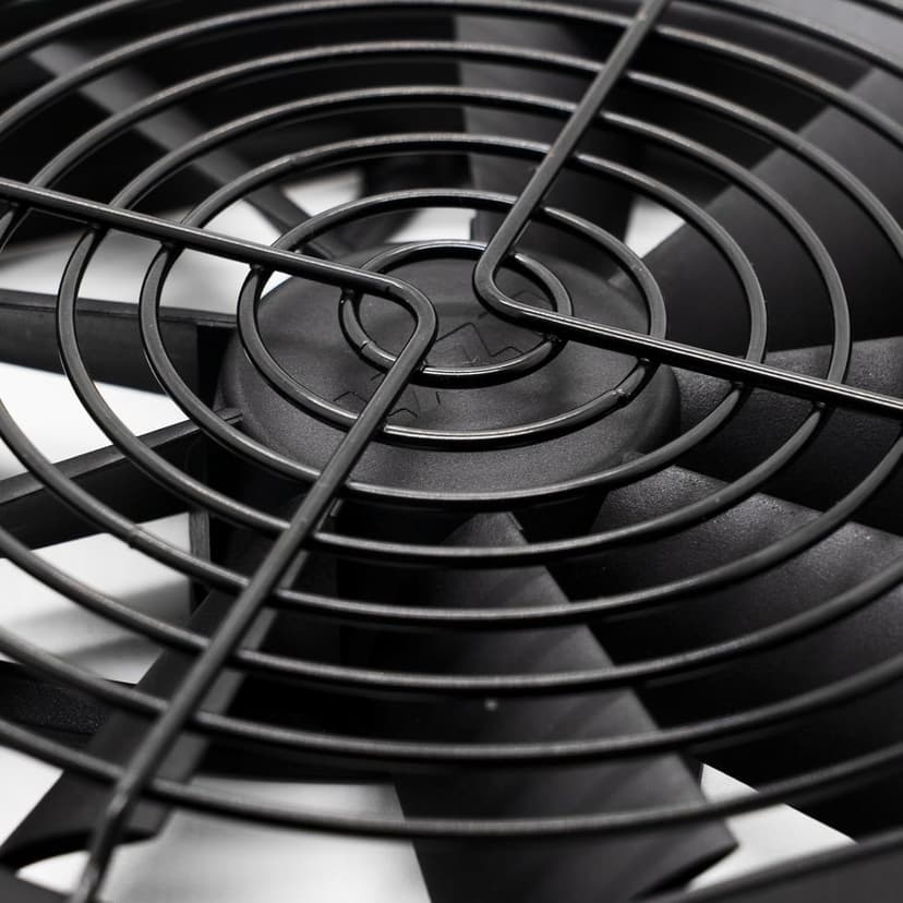 120mm Fan Grill,PC Fan Cover,Black PC Fan Grill Guard,Metal Slivery Black Replacement Screws,for PC Ventilator,2Pack.