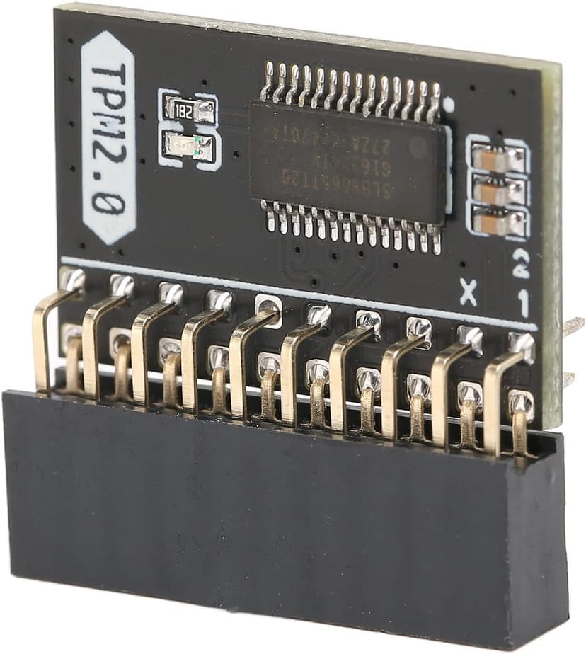 TPM 2.0 Module for Win11 for, 20Pin 2 10P Encryption Security Module, TPM 2.0 Module 2.54mm Pitch DDR4 Memory Module for Computer Motherboard