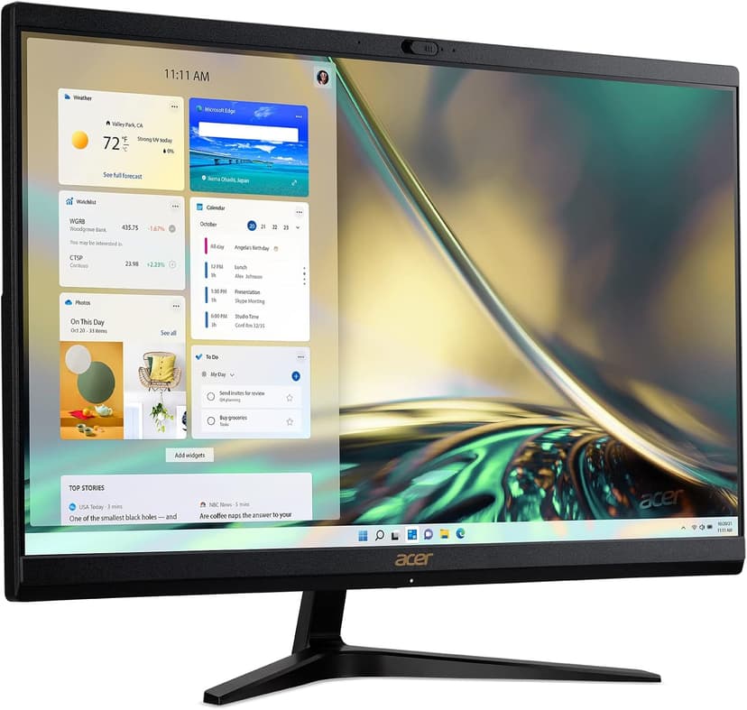 Acer Aspire C24-1700-UR11 AIO Desktop | 23.8" Full HD IPS Display | 12th Gen Intel Core i3-1215U | Intel UHD Graphics | 8GB DDR4 | 256GB NVMe M.2 SSD | Intel Wireless Wi-Fi 6 | Windows 11 Home