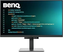 BenQ RD320U 32” 4K 3840x2160 Programming Monitor 2000:1 Contrast Ratio Nano Matte Panel, 90W USB-C, Coding Modes, Night Hours Protection, Ergonomic Design, and Eye-Care Technology (Renewed)