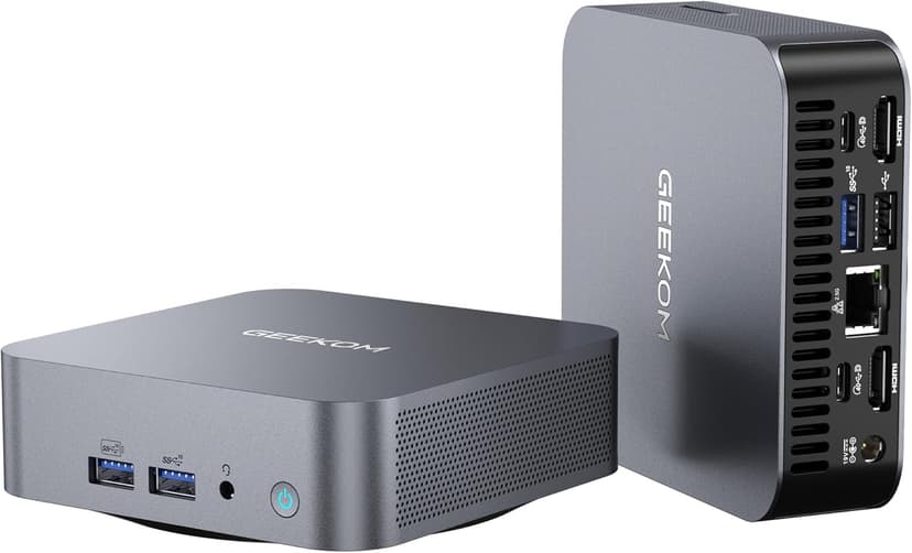 GEEKOM GT13 Pro i9 Mini PC, 13th Gen Intel i9-13900H Mini Computers(14C/20T Up to 5.4GHz) 32GB DDR4&2TB M.2 2280 NVMe Gen 4 * 4 SSD Windows 11 Pro Support Wi-Fi 6E/Bluetooth 5.2/USB 4.0/2.5G LAN/8K
