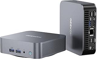 GEEKOM GT13 Pro i9 Mini PC, 13th Gen Intel i9-13900H Mini Computers(14C/20T Up to 5.4GHz) 32GB DDR4&2TB M.2 2280 NVMe Gen 4 * 4 SSD Windows 11 Pro Support Wi-Fi 6E/Bluetooth 5.2/USB 4.0/2.5G LAN/8K