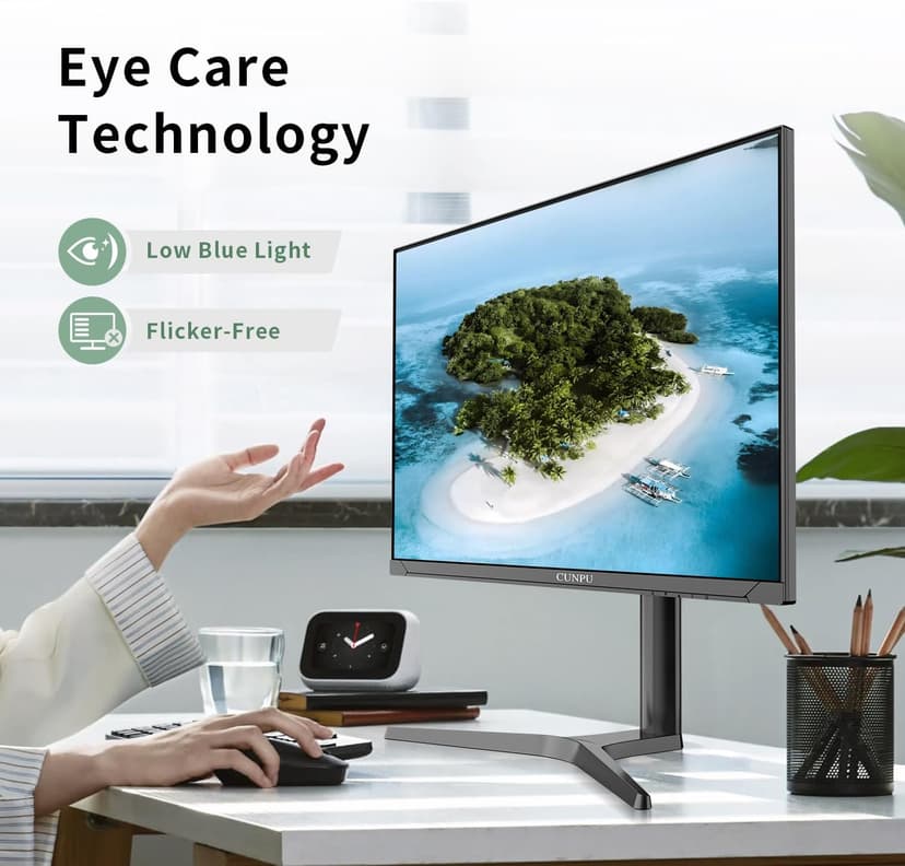 32 inch 4K UHD (3840 x 2160) Monitor IPS Ultra-Thin Computer Monitor 60Hz sRGB 100% Built-in Dual Speakers HDR10 VESA DisplayPort HDMI Height/Tilt/Pivot Adjustment
