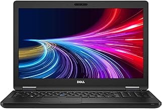 Dell Latitude 5580 HD 15.6 Inch Business Laptop Notebook PC (Intel Core i5-6300U, 8GB Ram, 256GB SSD, Camera, WiFi, HDMI, Type C Port) Win 10 Pro with Numeric Keyboard (Renewed)