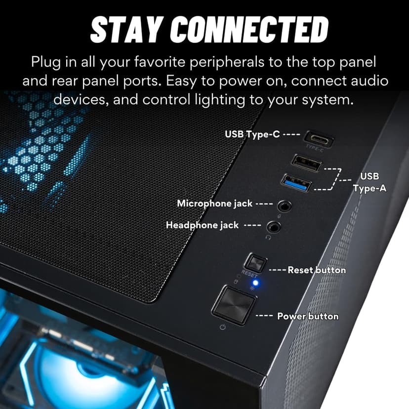 Panorama Gaming PC Desktop (NVD GeForce RTX 5080, Intel 24-Core i9-14900KF Processor, 96GB DDR5 RAM, 2x2TB Gen4 NVMe SSD, WiFi 6E, HDMI, Windows 11 Pro) Best 2025 Prebuilt Tower RGB Gamer Computer