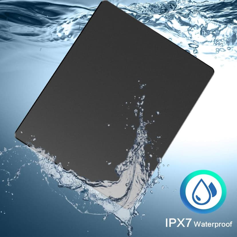 Hard Mouse Pad,Unique 3 Layers Mouse Pad with Plastic Surface,Compatible with High DPI Mice Quick Gestures Enhance Precision for Gaming and Office-Large (11.6"x9.5") Black (Black - 1 pc)