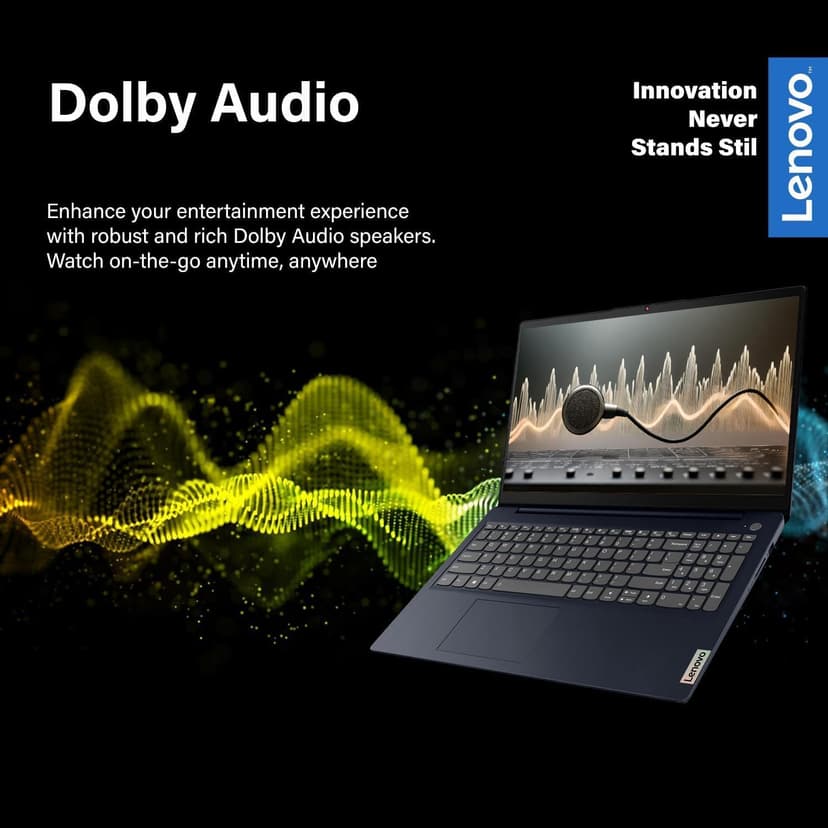 Lenovo 15.6" IdeaPad Laptop | 20GB RAM | Dual Storage: 1TB SSD + 128GB eMMC | 1-Year Microsoft Office 365 | Wi-Fi 6 | USB-C | Intel Dual-Core CPU | HD Display | Windows 11 | w/WOWPC Recovery USB
