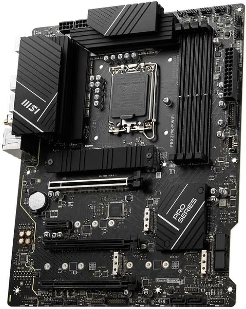 MSI PRO Z790-P WiFi ProSeries Motherboard (Supports 12th/13th/14th Gen Intel Processors, LGA 1700, DDR5, PCIe 5.0, M.2, 2.5Gbps LAN, USB 3.2 Gen2, HDMI/DP, Wi-Fi 6E, Bluetooth 5.3, ATX) (Renewed)