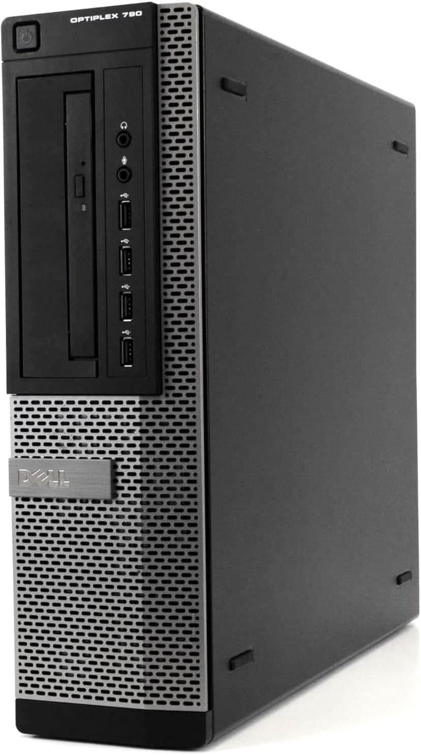 Dell Desktop Computer, Quad Core i5 3.1GHz, 8GB Ram, 500GB, Dual 22inch LCD, DVD, Wi-Fi, Keyboard, Mouse, Bluetooth, Windows 10 Pro Compatible OptiPlex 790 (Renewed)