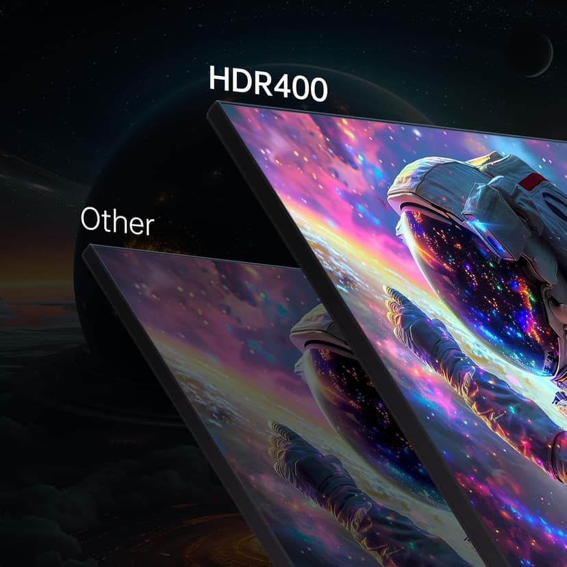 27'' 240hz Gaming Monitor 1440p(2560× 1440) 144Hz 1ms Fast HVA HDR400 130% sRGB HDMI & DisplayPort AdaptiveSync VESA Tilt Eye Care