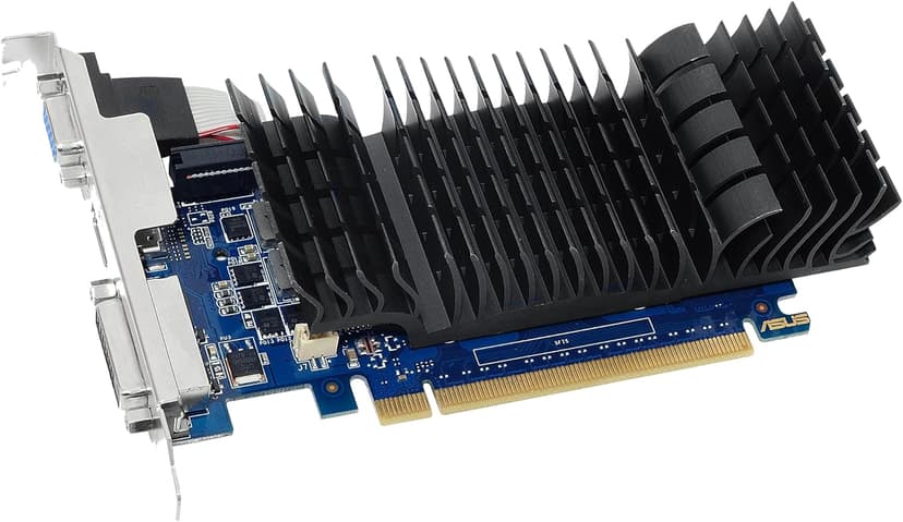 ASUS GeForce GT 730 2GB GDDR5 Low Profile Graphics Card for Silent HTPC Builds (with I/O Port Brackets)