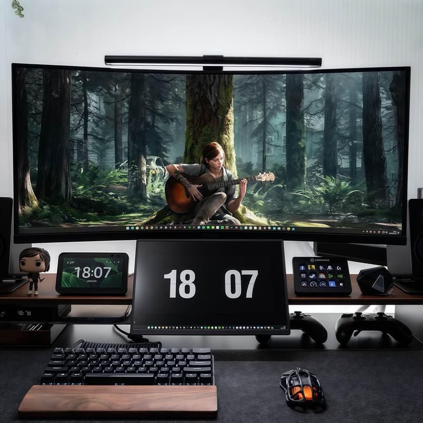 Kado Portable Monitor 15.6'' FHD 1080p, Ultra-Slim Laptop Monitor 1920x1080 with Built-in Speakers, IPS Display 180° Kickstand Wall/Arm Mount for PC, Mac, Phone, Xbox, PS5, USB-C & HDMI Connectivity