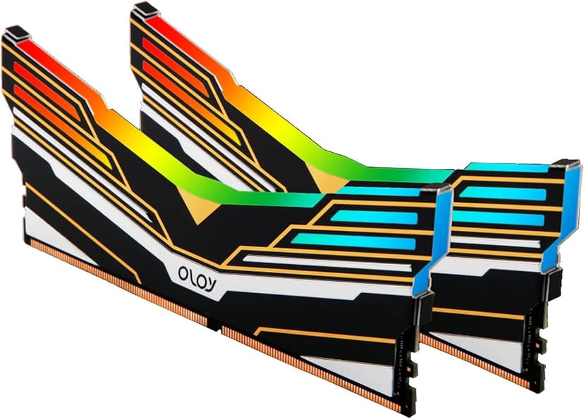 OLOy DDR4 RAM 16GB (2x8GB) Warhawk Aura Sync RGB 3200 MHz CL16 1.35V 288-Pin Desktop Gaming UDIMM (MD4U0832160BE0DA)