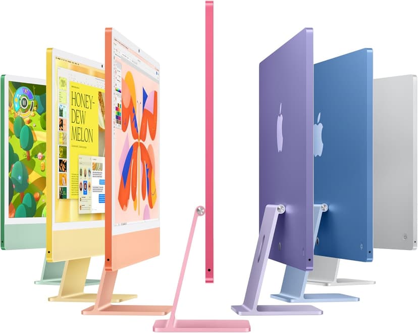Apple 2024 iMac All-in-One Desktop Computer with M4 chip with 10-core CPU and 10-core GPU: Built for Apple Intelligence, 24-inch Retina Display, 16GB Unified Memory, 512GB SSD Storage; Blue
