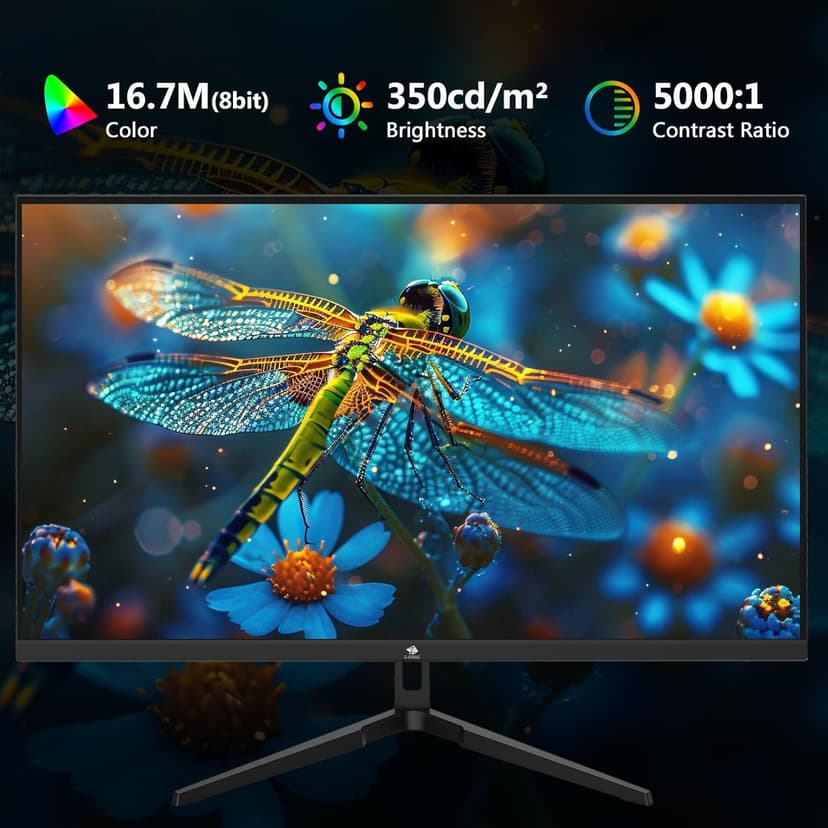 24.5" Gaming Monitor 240Hz, Z-Edge UG25F FHD 1920x1080 Computer Monitor, 1ms Frameless LED, Contrast Ratio 5000:1