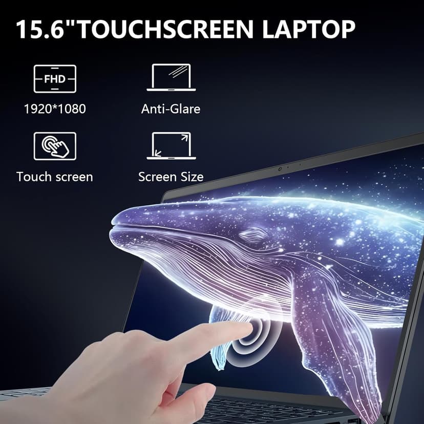 Dell Inspiron 15.6" FHD Touchscreen Laptop Computer for Home Business Student, 13th Gen Intel 10-Core i5-1334U (Beat i7-1250U), 32GB DDR4 RAM, 1TB PCIe SSD, WiFi 6, HDMI, Windows 11 Pro S, USB C Hub