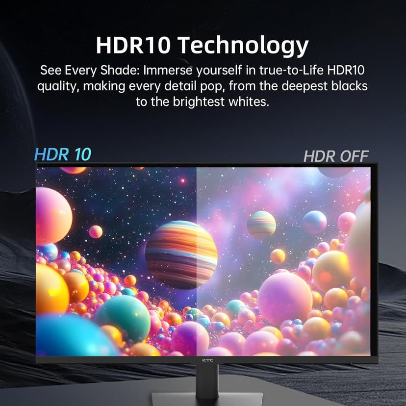 24 inch Monitor - 1080P Monitor, 100Hz FreeSync Gaming Moniter with HDR10,VESA Mountable, Adjustable Tilt, ZeroFrame Design, HDMI,VGA,Earphone Ports, PC Monitors for Office