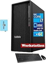 Lenovo ThinkStation P360 Workstation Desktop (12-Core Intel i7-12700, Intel UHD 770, 64GB DDR5 RAM, 2TB PCIe SSD, WiFi 6E, Bluetooth 5.1, USB KYB and Mouse, Win 11 Pro) with/DKZ Hub