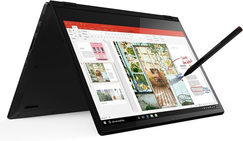 Lenovo Flex 14 2-in-1 Convertible Laptop, 14 Inch FHD Touchscreen Display, AMD Ryzen 5 3500U Processor, 12GB DDR4 RAM, 256GB NVMe SSD, Windows 10, 81SS000DUS, Black, Pen Included