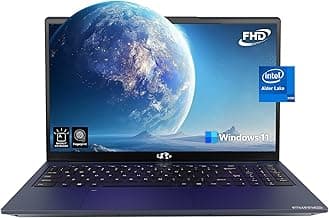 NIMO 15.6 IPS FHD-Laptop, 16GB RAM 1TB SSD Intel Pentium Quad Core N100, Computer with Backlit Keyboard Fingerprint (Beat to i3-1115G4 Up to 3.4GHz) Laptops for Student, Win 11 Blue