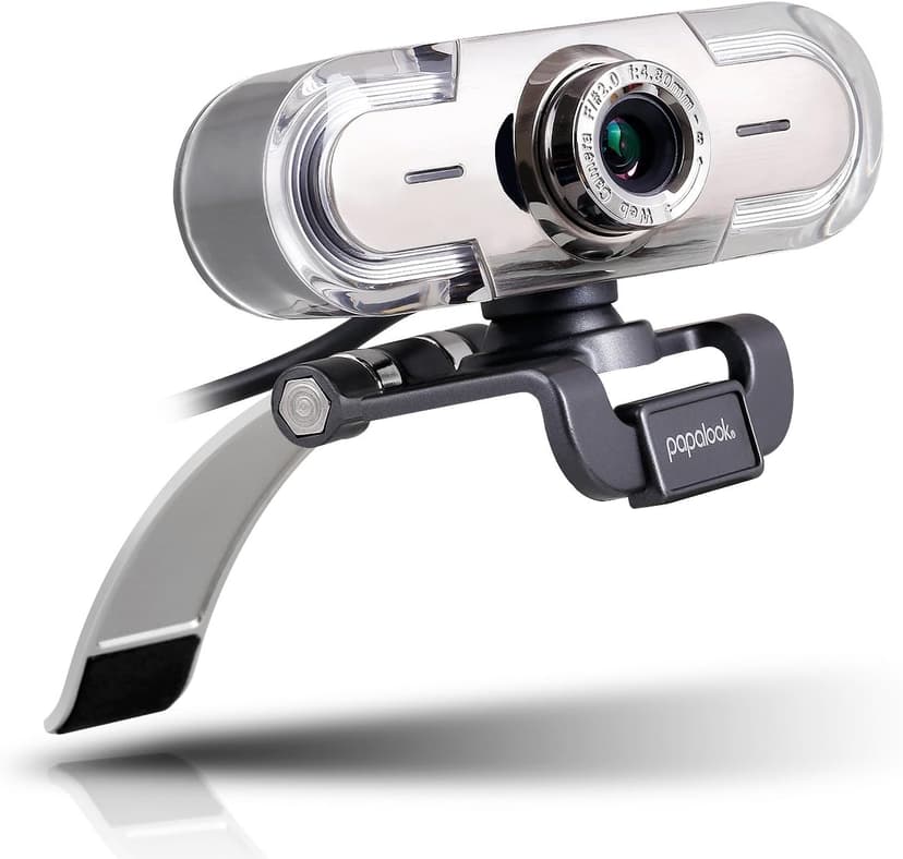 papalook PA452 Full HD 1080P Webcam with Microphone, Plug and Play USB Web Camera 65° View Angle for PC Computer Laptop Video Calling Online Class YouTube Zoom Meeting Teams, Compatible with Windows