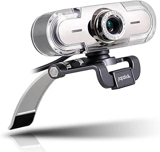 papalook PA452 Full HD 1080P Webcam with Microphone, Plug and Play USB Web Camera 65° View Angle for PC Computer Laptop Video Calling Online Class YouTube Zoom Meeting Teams, Compatible with Windows