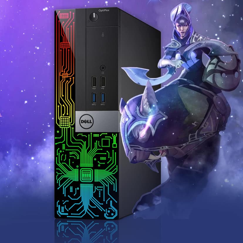 Dell OptiPlex 5050 Desktop Computers with 24 inch Monitor PC Bundle, 16GB DDR4 Ram 512GB M.2 NVMe SSD, WiFi, Bluetooth, i5-6500 3.2GHz, HDMI, Windows 10 Pro (Renewed)