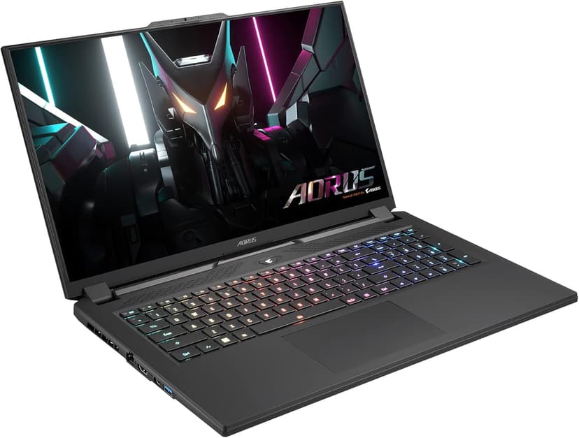 GIGABYTE AORUS 7: 17.3" FHD 1920x1080 360Hz, NVIDIA GeForce RTX 4060 Laptop GPU 8GB GDDR6, Intel Core i5-12500H, 16GB DDR4 RAM, 512GB SSD, Win11 Home (AORUS 7 9KF-E3US513SH), Black