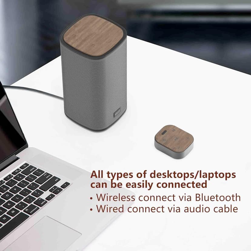 2.1 Bluetooth Computer Speakers with Wireless Subwoofer and Wireless Touchpad for Desktop Laptop Pc Stereo Gaming Speakers, 4 EQ Modes, Aesthetic Style with Great Sound Quality