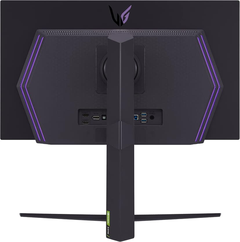 LG ‎27GS93QE 27-inch Ultragear OLED Gaming Monitor QHD 1440p 240Hz 0.03ms DisplayHDR True Black 400 AMD FreeSync Premium Pro NVIDIA G-Sync HDMI 2.1 DisplayPort Tilt/Height/Pivot Stand Black