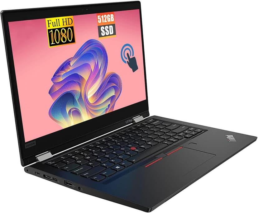 Lenovo ThinkPad L13 Yoga 2 in113.3 FHD Touchscreen Laptop, Core i5-10310 up to 4.4GHz, 16GB DDR4 RAM, 512GB SSD, Stylus Pen, WiFi, Win10 Pro (Renewed)