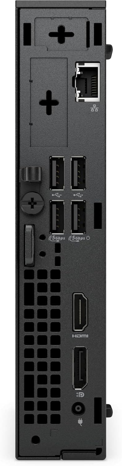 2025 Dell Pro Micro MFF Mini AI PC (Intel 14-Core Ultra 5 235T (> i7-13700), 32GB DDR5, 1TB SSD), QCM1250 (Replace OptiPlex 7000), Tiny Business Desktop, Wi-Fi 6E, RJ45, Bluetooth, 2x DP, Win 11 Pro