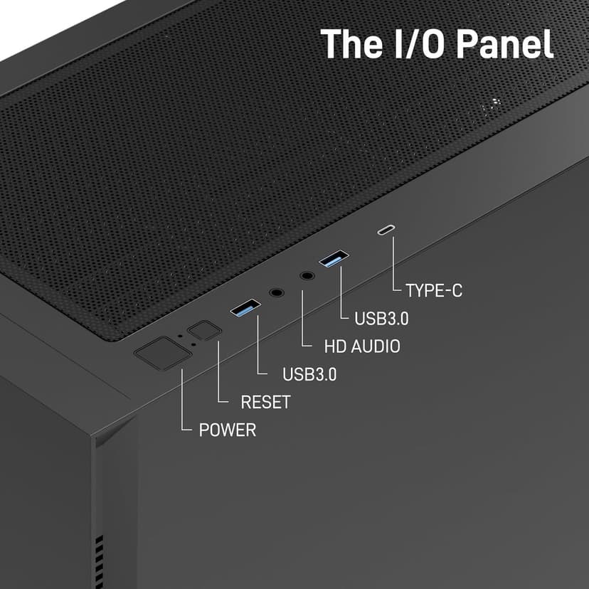 DARKROCK ES1 Silence Edition Black E-ATX PC Case - Noise-Reducing Material Side Panels,3 x Pre-Installed Non-RGB Fans with Fan Ducts,Magnetic Dust Filters,Type-C Ready.