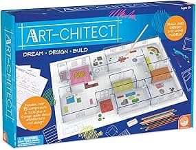 MindWare Art-chitect Home Model Building for Kids – 3D Architectural Design Kit for Kids Ages 8 and Up – Learn The Basics of Architecture As You Design Start to Finish