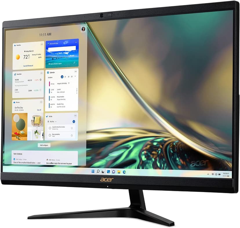Acer Aspire C24-1700-UR11 AIO Desktop | 23.8" Full HD IPS Display | 12th Gen Intel Core i3-1215U | Intel UHD Graphics | 8GB DDR4 | 256GB NVMe M.2 SSD | Intel Wireless Wi-Fi 6 | Windows 11 Home