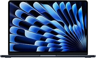 Apple 2025 MacBook Air 13-inch Laptop with M4 chip: Built for Apple Intelligence, 13.6-inch Liquid Retina Display, 16GB Unified Memory, 256GB SSD Storage, 12MP Center Stage Camera, Touch ID; Midnight