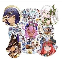 Genshin Impact Stickers 100pcs and 12pcs of Latest Sumeru Characters Waterproof for Laptop Bottle Skins and Decals Surprise Gift for Fans Travelers