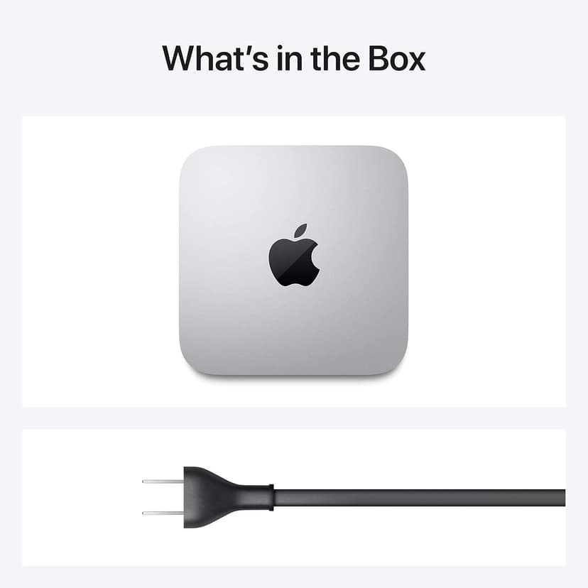 Apple 2020 Mac Mini with Apple M1 Chip, 8GB RAM, 256GB SSD Storage - Silver (Renewed)