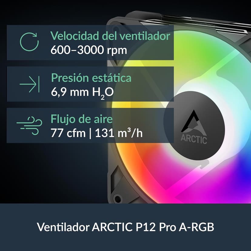 ARCTIC Liquid Freezer III Pro 240 A-RGB - 240 mm AIO CPU Cooler, Water Cooling, 38 mm Radiator, PWM Pump, VRM Fan, AMD AM5/AM4, Intel LGA1851/1700 Contact Frame - Black