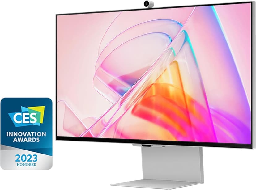 Samsung 27" ViewFinity S9 Series 5K Computer Monitor, Thunderbolt 4, DisplayPort, Matte Display, 4K Slimfit-Camera, Slim Metal Design, AirPlay, Smart-TV Apps, Gaming Hub, LS27C900PANXZA