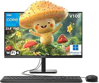 Lenovo 24" All-in-One Desktop Computer for Home Office, Intel 4-Core Processor (Beat i3-1110G4), FHD Display, 16GB DDR4 RAM, 1TB PCIe SSD, WiFi 6, Bluetooth, Business AIO, Windows 11 Pro, Vent-Hear
