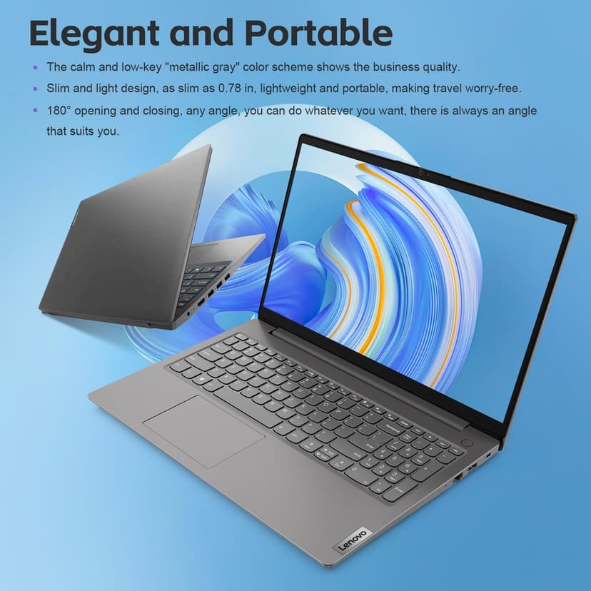 Lenovo Laptop Computer, Intel 10-Core i7-13620H (Beat Ultra 7 255U), 40GB DDR4 RAM, 1TB PCIe SSD, WiFi 6, Bluetooth 5.2, 15.6" FHD for Business & Home, RJ45, Type-C, HDMI, Windows 11 Pro, Wendbo